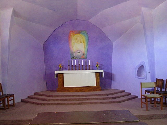 Altar area, Christian Community Church, Rancho Cordova, California