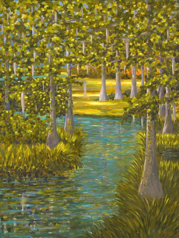 Dreamland painted by Florida Artist Gary Borse is available at Galleria Misto, Bellair Bluffs, FL
