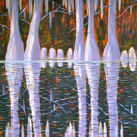 Cypress Cove painted by Florida Artist Gary Borse