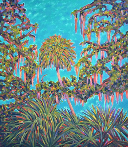 Tailights at Twilight painting by Florida Artist Gary Borse