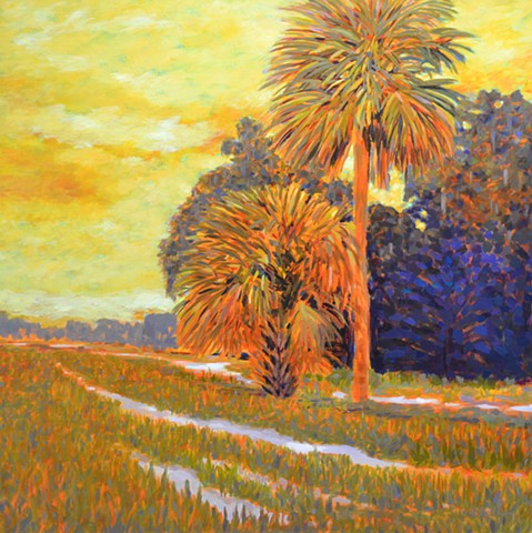 Scorcher painted by Florida Artist Gary Borse is available at Lombard Contemporary Art in the Hyatt Grand Cypress Hotel, Orlando, FL