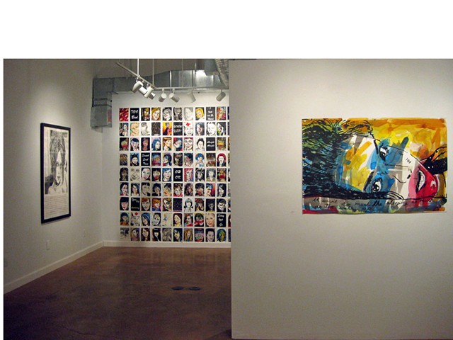installation view of 2012 show at Gray Duck Gallery Austin Texas