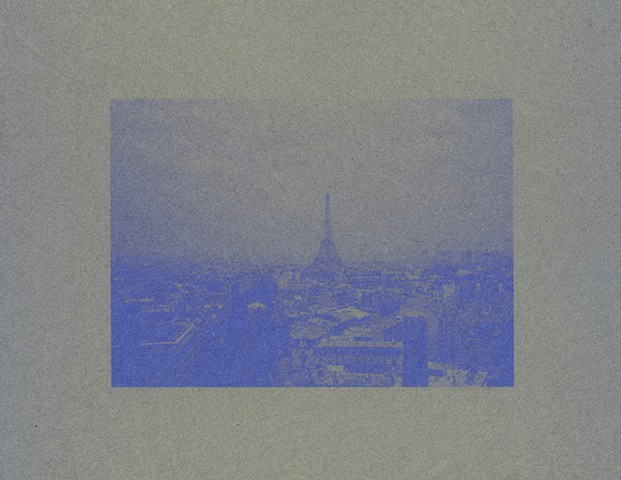 Paris, France in Blue (circa 1989)