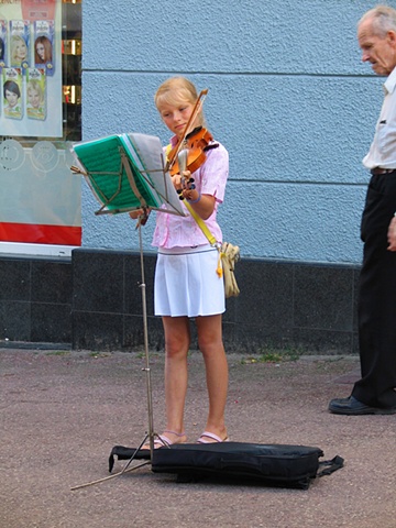 Street musician (Sopot)