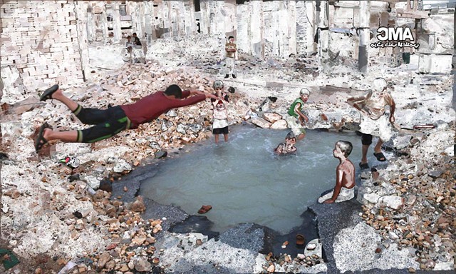 Aleppo swimming hole