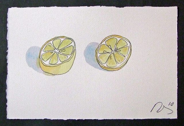 #50 Two Lemon Halves