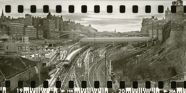 Waverly Station, Edinburgh. Scotland. silver gelatine print