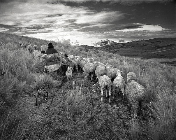 Shepherds Family, Tigua. Ecuador