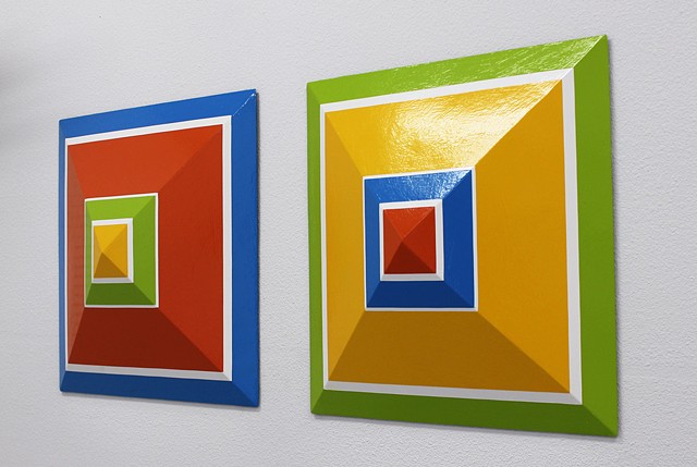 "Alber's Square Diptych"