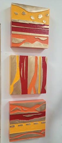 "Sunset Triptych"   SOLD