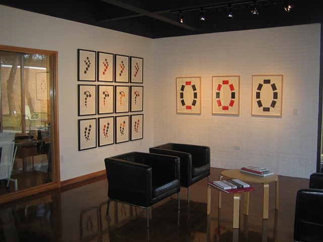 Installation of "Offspring" series and "Pearls 1 + 2"