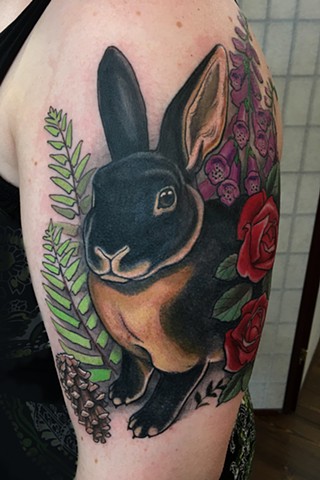 black otter rex rabbit tattoo