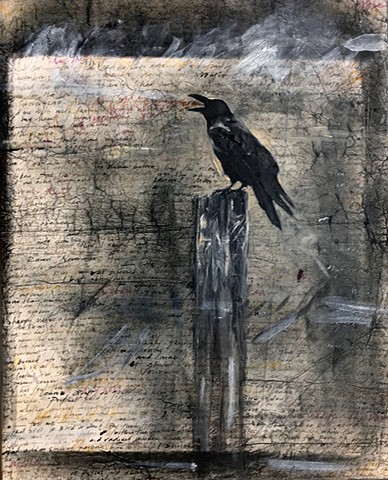 Nevermore painting (raven)