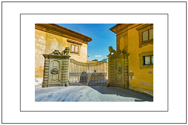 Entry Gate - Villa La Pietra