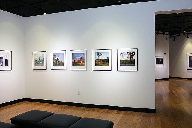 Installation of work at the Southeast museum of Photography