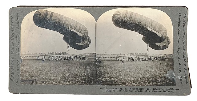 18077 Captive Balloon for Reconnoitering the Enemy's Position (Recto)
