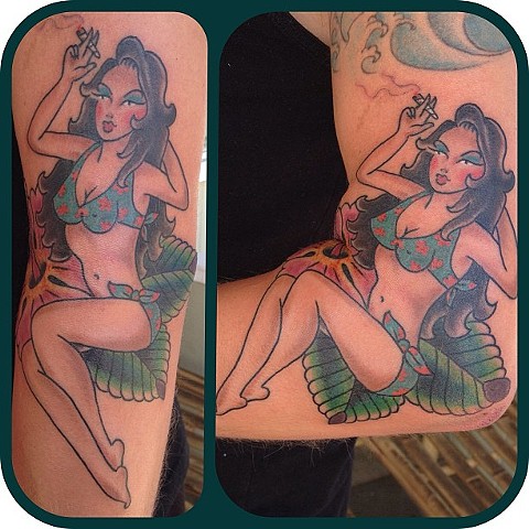 Pin-Up Girl tattoo - Lahaina, Maui