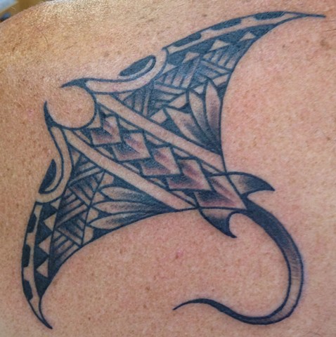 Stingray tattoo - Lahaina, Maui