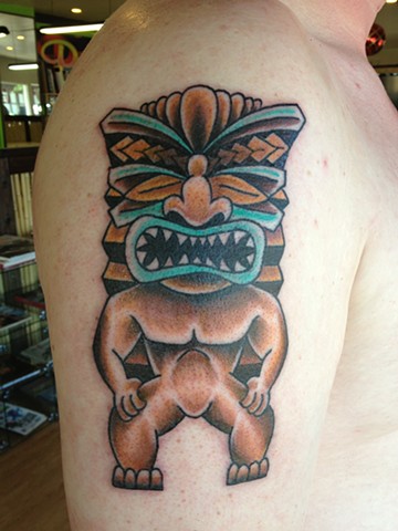 Tiki tattoo - Lahaina, Maui