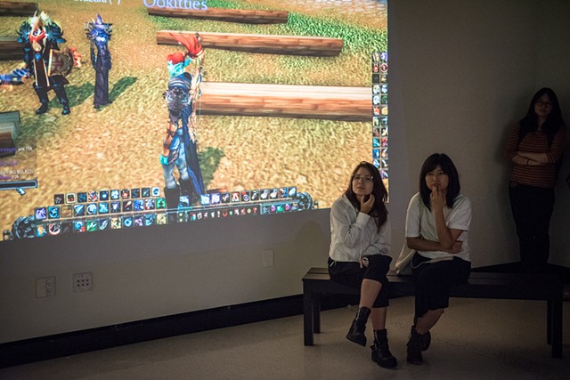 Performing in Public (Four Years of Ephemeral Actions in World of Warcraft) at gallery@calit2, UCSD