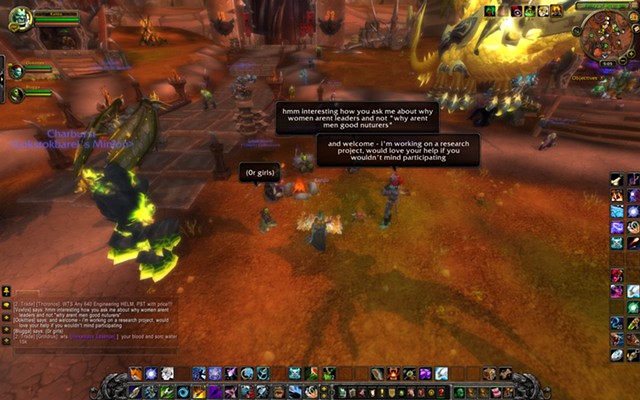 Safety (Sea Change): An Interview in World of Warcraft
