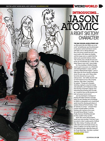 Atomic in Bizarre magazine 160
