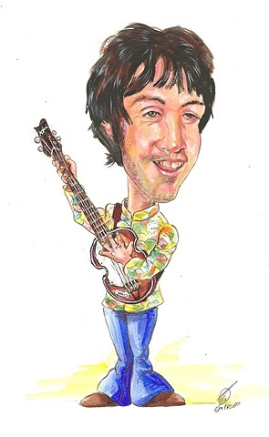Paul McCartney caricature