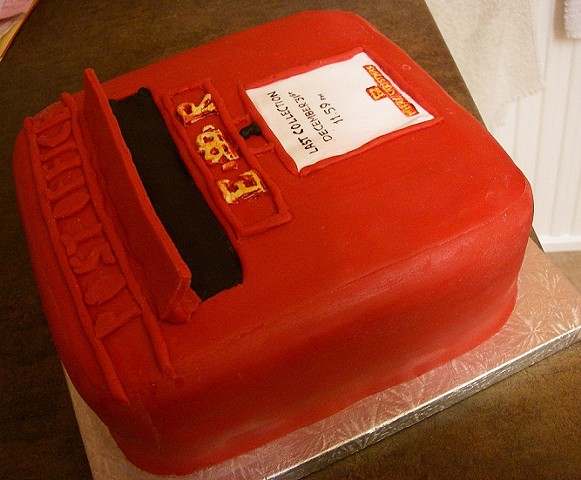 Post box cake 2013