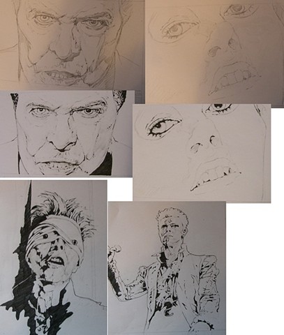 Bowie pen series - preliminarys