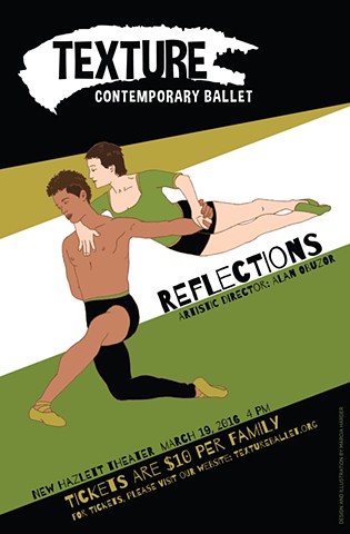Illustration for Texture Contemporary Ballet's March 2016 children's show