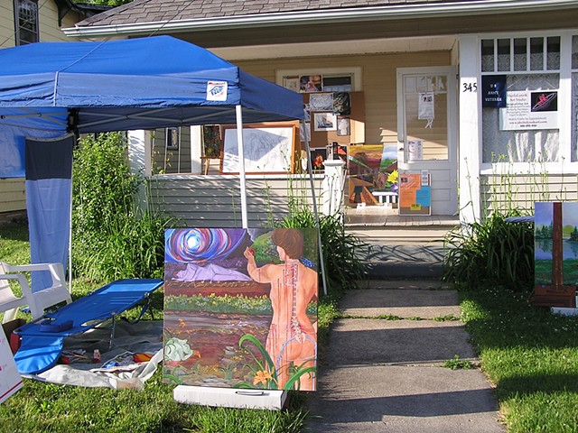 REAL LIVE Art Sale Out Front VIDEO