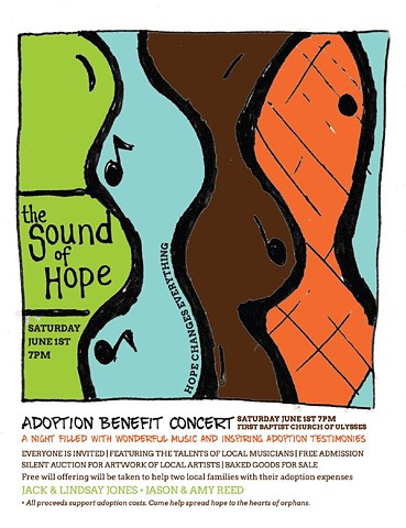 "The Sound of Hope"
June 1st at 7pm
Ulysses, PA
