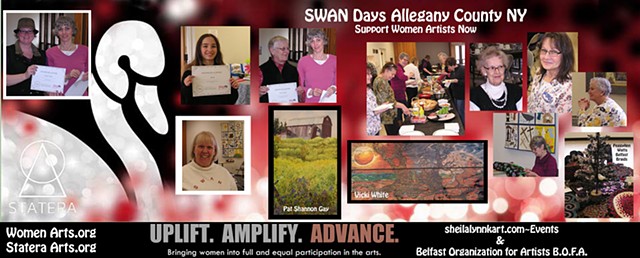 SWAN Days, Women Arts, StateraArts, AlleganyCountyNY