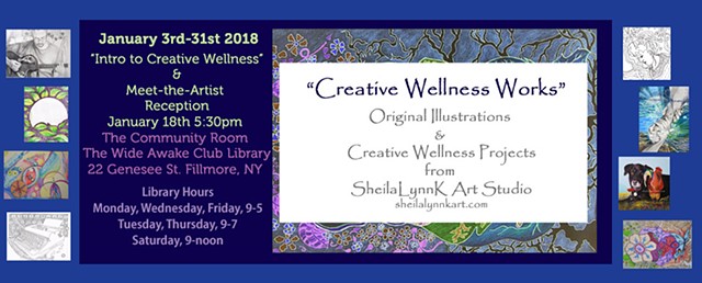 Creative Wellness, FREE Art, Affordable Art, Wellsville NY, Allegany County NY, Fillmore NY 