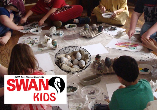 SWAN Kids Egg Painting Activities