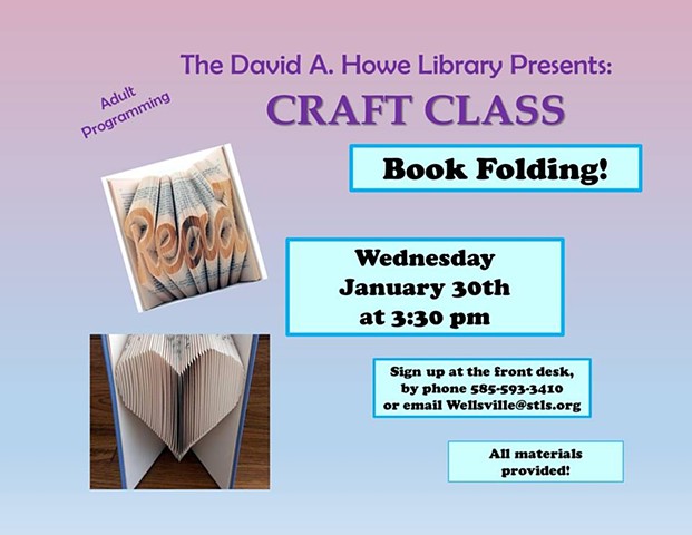 Book Folding Workshop 