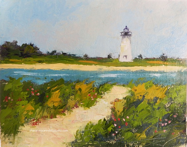 Edgartown Light from Chappy