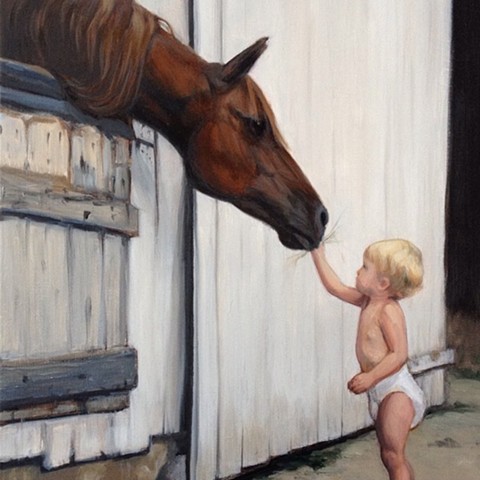 Horse & child