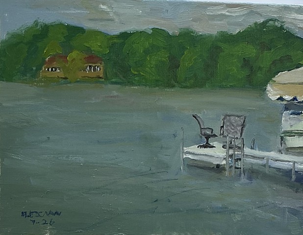 Chairs On the Dock