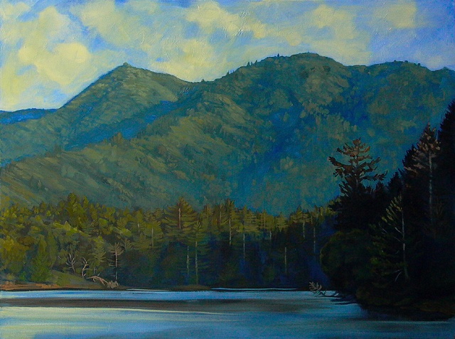 "Mt. Tam With Lake"