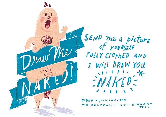 Draw Me Naked Splash Page