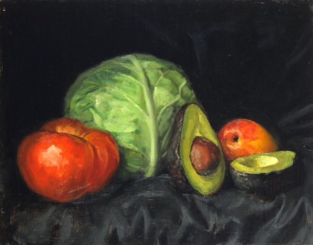 Cabbage and Fruit