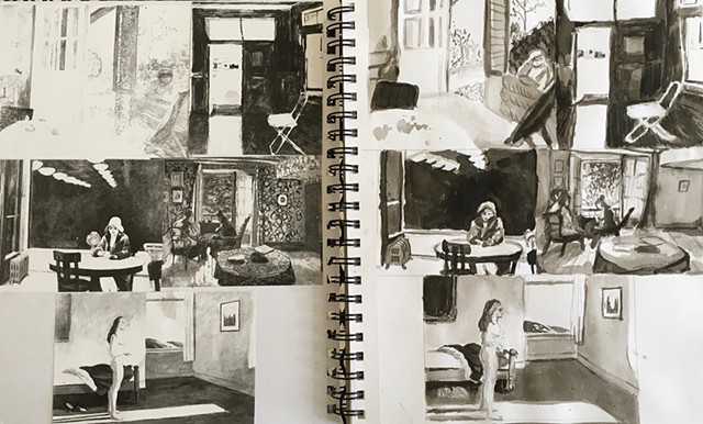 Sylvia Bartels, Sketchbook, Painting II