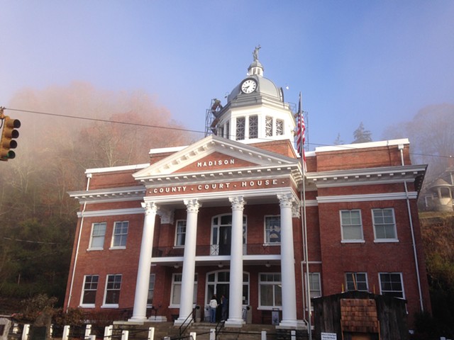 Madison County courthouse historic restoration project. NC.