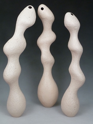 handbuilt, coiled ceramic sculpture