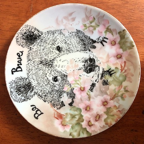 Be Brave, Illustrated Plate