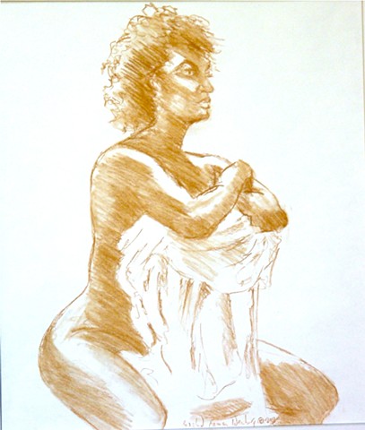 Monday Evening Life Drawing at McGown Studio in Champaign IL