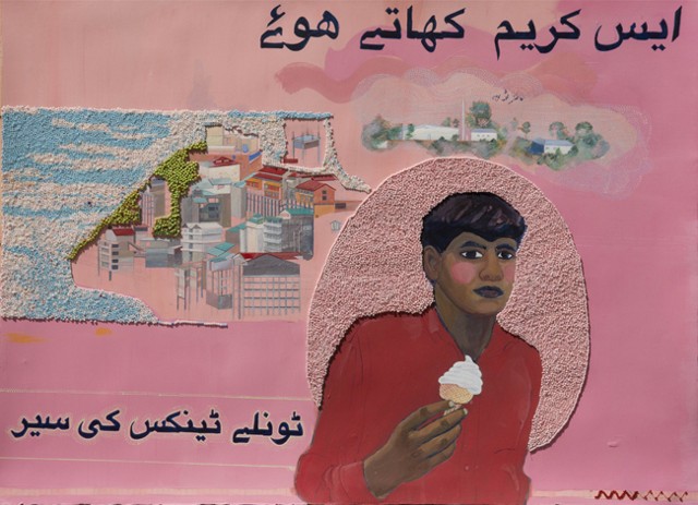 saba khan pakistani artist ice cream