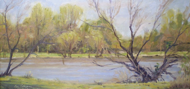 impressionist plein air landscape painting James A Reed Wildlife Area