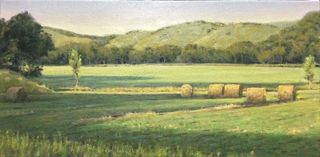 flint hills, flint hills painting, landscape painting, oil painting